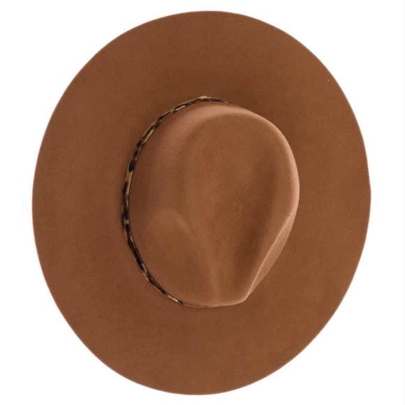 NEW leopard ribbon felt CC hat - Picture 1 of 1
